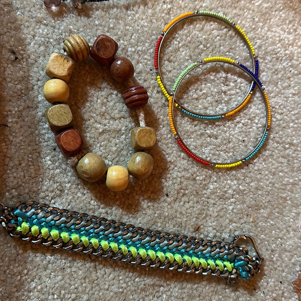 lot of random jewelry